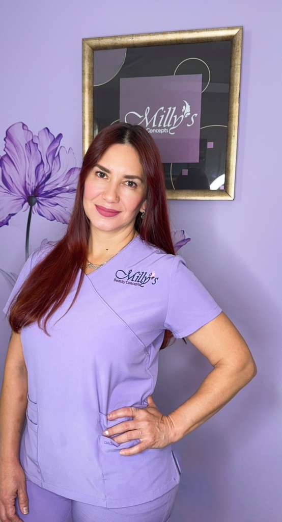 Milly, Nevada Licensed Advanced Esthetician and owner of Milly's Beauty Concepts in Las Vegas